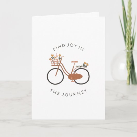Find Joy Folded Greeting Card カード (正面)