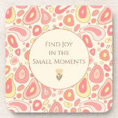 Find Joy in the Small Moments Coaster Set コースター (正面)