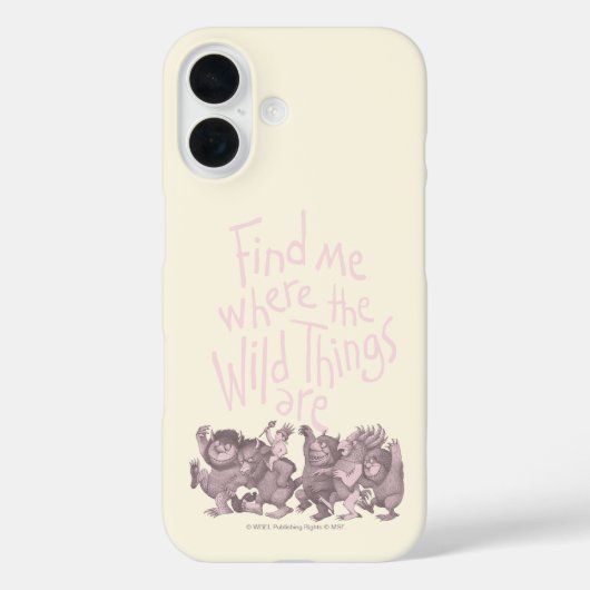 Find Me Where the Wild Things Are Case-Mate iPhoneケース (裏面)