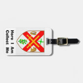 Find Myラッゲージキルデパーソナライズされたア郡IDラベル ラゲッジタグ (正面横)