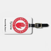 Find Myラッゲージタイパーソナライズされたローネ郡IDラベル ラゲッジタグ (正面横)