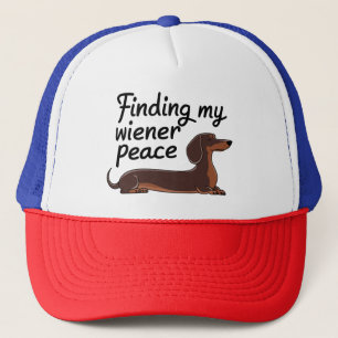 Find My Wiener Peace — Dachshund Lover キャップ
