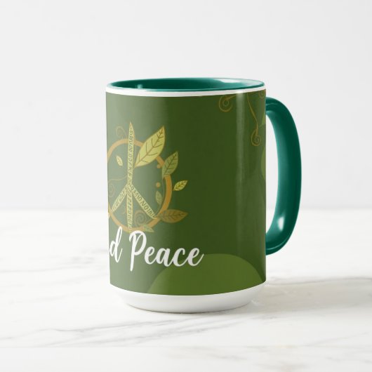 Find Peace Leaf マグカップ (正面右)