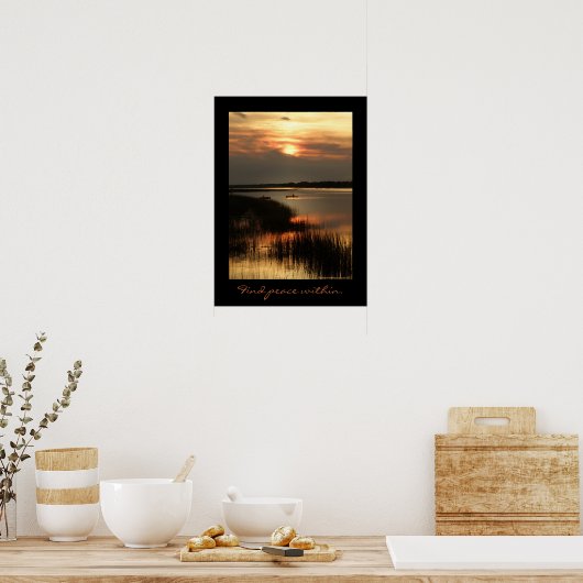 Find peace within... ポスター (キッチン)