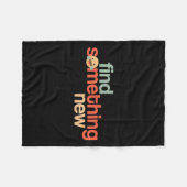 Find Soing New Funny Sarcastic Trump Slogan Quote フリースブランケット (正面(横))