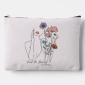 Find The Beauty In Everyday Inspirational Quote  アクセサリーポーチ (正面)