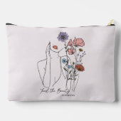 Find The Beauty In Everyday Inspirational Quote  アクセサリーポーチ (裏面)