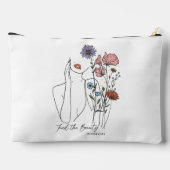 Find The Beauty In Everyday Inspirational Quote  アクセサリーポーチ (裏面)