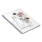 Find The Beauty In Everyday Inspirational Quote ノートブック (右側)