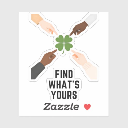 Find Whats Yours Minimal Vinyl Sticker シール (シート)