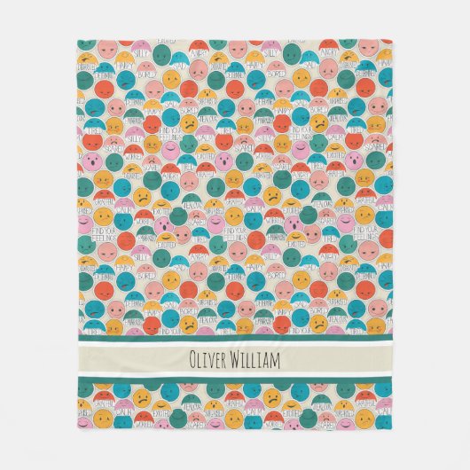 Find your Feelings Personalized Blanket フリースブランケット (正面)