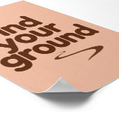 Find Your Ground アートプリント ポスター (角)
