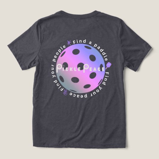 Find your people, find your peace トライブレンドＴシャツ (デザイン裏面)