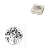 Find Your Roadシンプル WhiteデザインIn Black ラバースタンプ (押印)