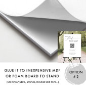 Find Your Seat QR Code Wedding Seating Plan Sign ポスター