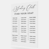 Find Your Seat Wedding Seating Chart Sign  アクリルサイン (傾斜)
