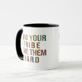 Find Your Tribe Love Them Hard マグカップ (正面左)