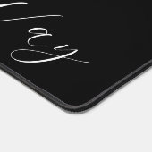 'Find Your Way'フレーズWhite Script デスクマット (コーナー)