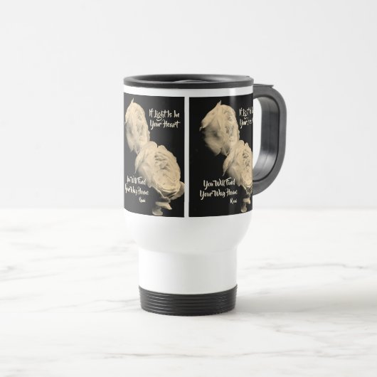 Find Your Wayホームるみ感動的引用文 トラベルマグ (正面右)