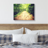 Find Yourself Go 走 Runners感動的引用文 キャンバスプリント (インサイチュ (寝室))