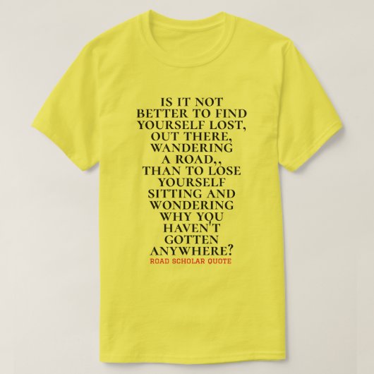 Find Yourself Wanding - Road Scholar T-Shirt Tシャツ (デザイン正面)