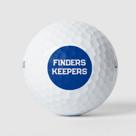 FINDERSキーパー ゴルフボール (正面)
