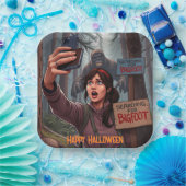 Finding Bigfootサスカッチセルフィー ペーパープレート (パーティー)