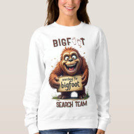 Finding Bigfoot Sasquatch Selfie Black スウェットシャツ