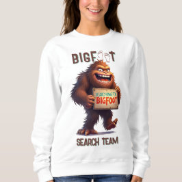 Finding Bigfoot Sasquatch Selfie Black スウェットシャツ