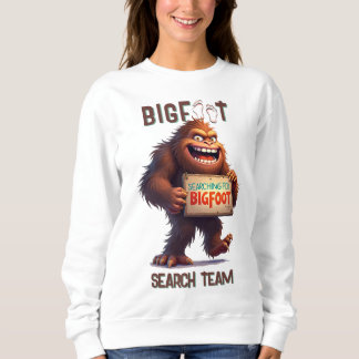 Finding Bigfoot Sasquatch Selfie Black スウェットシャツ
