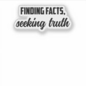 Finding Facts Seeking Truth: Investigative Journey シール (正面)