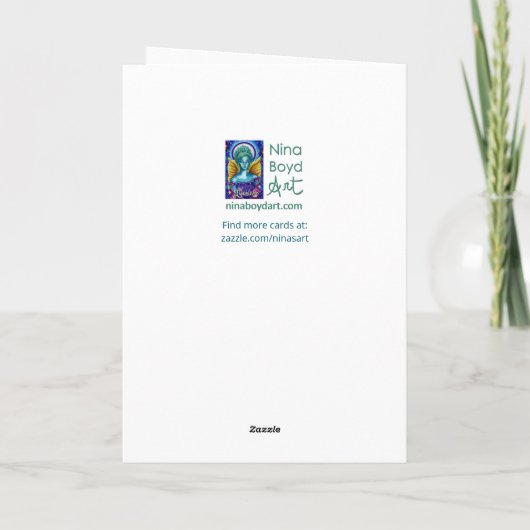 "Finding Light" Greeting card カード (裏面)