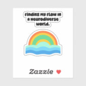 Finding My Flow Neurodiverse World Alignment シール (シート)