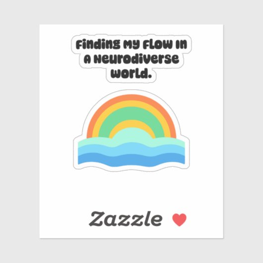 Finding My Flow Neurodiverse World Alignment シール (シート)