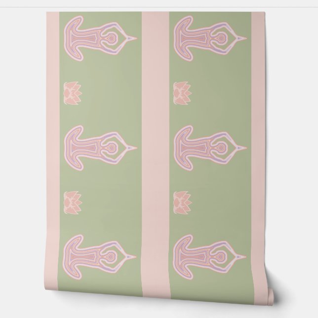 Finding Nirvana壁紙縁どSage Green ER 壁紙 (ほどく)