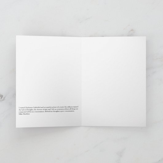 Finding stillness カード (内部)