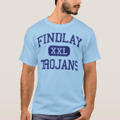 Findlay – トロイの木馬 – 高校 – Findlay Ohio Tシャツ (正面)