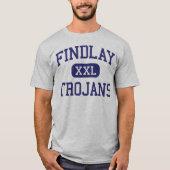 Findlay -トロイ人-高等学校- Findlayオハイオ州 Tシャツ (正面)
