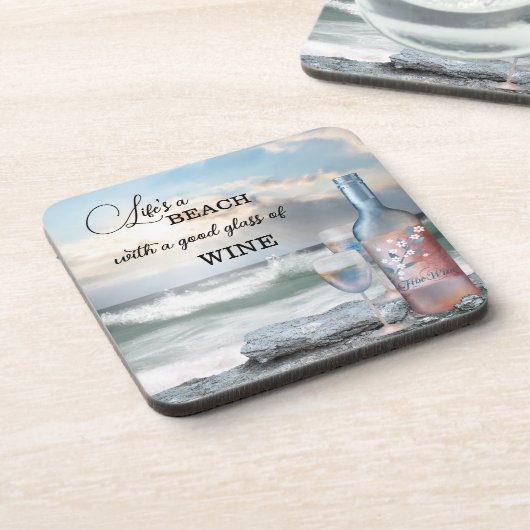 Fine Art Beach and Wine Coaster コースター (左側)