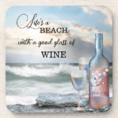 Fine Art Beach and Wine Coaster コースター (正面)