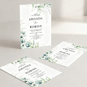 Fine Art Botanical Wedding Invitation 招待状