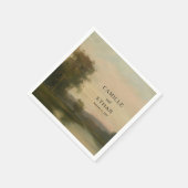 Fine Art Landscape Wedding Napkins スタンダードカクテルナプキン (角)