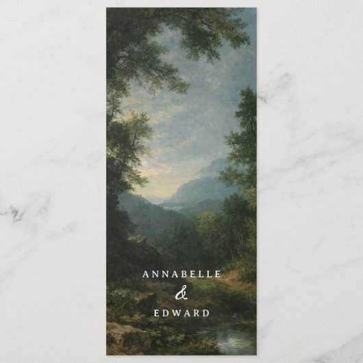 Fine Art Landscape Wedding Romantic Nature  メニュー (裏面)