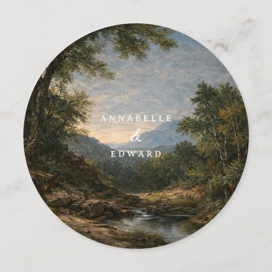 Fine Art Landscape Wedding Romantic Nature メニュー (裏面)