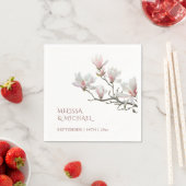 Fine Art Magnolia Wedding  スタンダードカクテルナプキン (インサイチュ)
