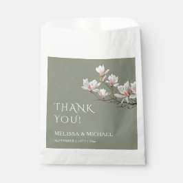 Fine Art Magnolia Wedding Thank You フェイバーバッグ