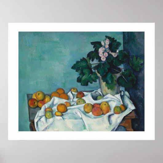 Fine Art Painting Paul Cezanne Still Life ポスター (正面)