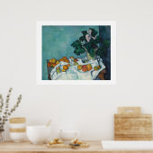 Fine Art Painting Paul Cezanne Still Life ポスター (キッチン)