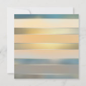 Fine Art Stormy Beach Bridal Shower 招待状 (裏面)