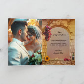 Fine Art Vineyard Anniversary Congratulations カード (内部)